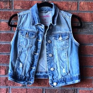 Aeropostale Denim Vest